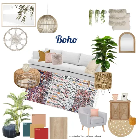 Boho Interior Design Mood Board by steph claxton on Style Sourcebook
