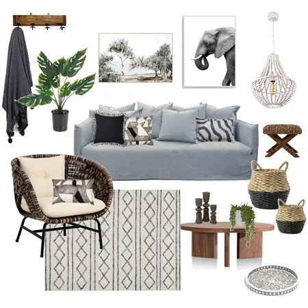 Boho chic 6 Interior Design Mood Board by Marina AR