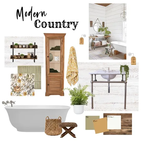 Country bathroom Interior Design Mood Board by JOJOE on Style Sourcebook