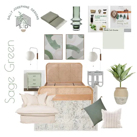 Sage Green Interior Design Mood Board by Sally Josephine Designs on Style Sourcebook