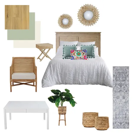 MB Boho chic Bedroom 5 Interior Design Mood Board by Marina AR on Style Sourcebook