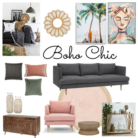 Boho Chic Interior Design Mood Board by Di Taylor Interiors on Style Sourcebook