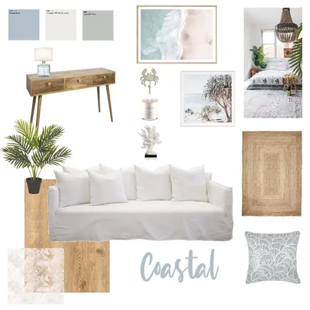 coastal Interior Design Mood Board by bron86