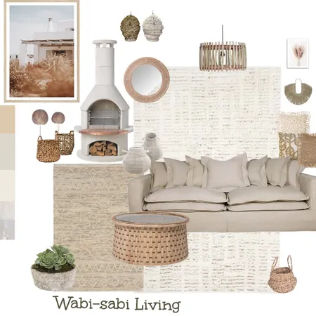 WABI-SABI Interior Design Mood Board by nelly.vesselinova@gmail.com