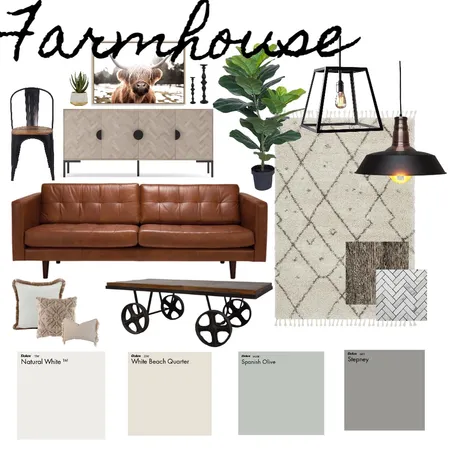 Farmhouse - Living Interior Design Mood Board by Haven Home Styling on Style Sourcebook