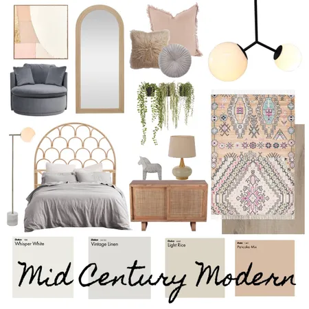 Mid Century Modern Interior Design Mood Board by Haven Home Styling on Style Sourcebook