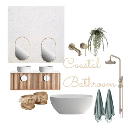 Main Bathroom Interior Design Mood Board by Coastal Hamptons By The Park on Style Sourcebook