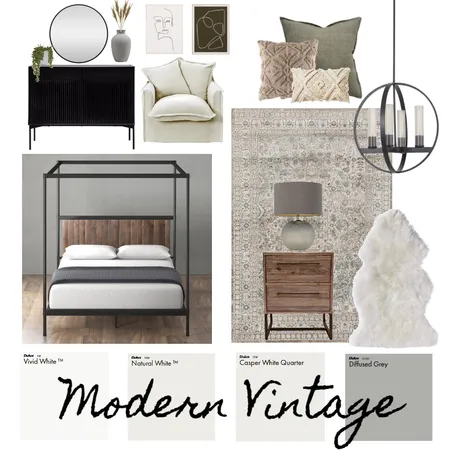 Modern Antique Interior Design Mood Board by Haven Home Styling