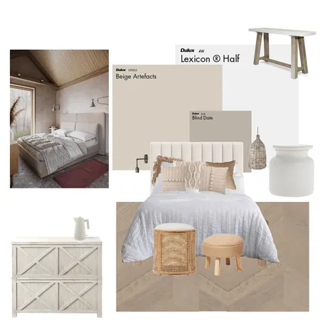 Wabi Sabi Guestroom Interior Design Mood Board by alicebadger on Style Sourcebook