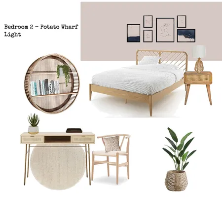 BEDROOM 2 PW - light Interior Design Mood Board by H | F Interiors on Style Sourcebook