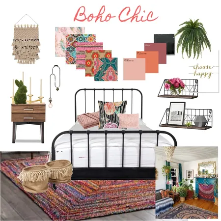 Bojo Chic Interior Design Mood Board by Karriking on Style Sourcebook