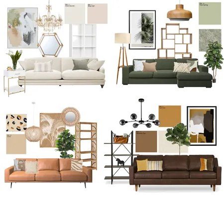 4 styles Interior Design Mood Board by Margarita AS on Style Sourcebook