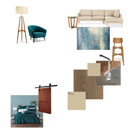 Chalet beach house Interior Design Mood Board by BFM