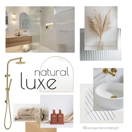 Natural luxe Interior Design Mood Board by swoop interior design