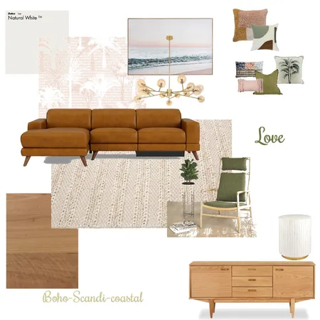 Living Room Interior Design Mood Board by KrisBonnefoy