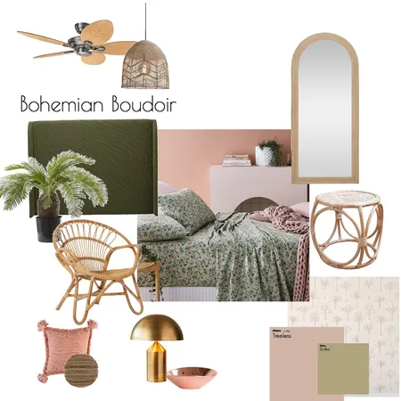 Relaxing Bohemian Interior Design Mood Board by michelle Catrucco on Style Sourcebook