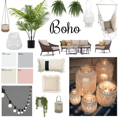 boho Interior Design Mood Board by George Lambas on Style Sourcebook