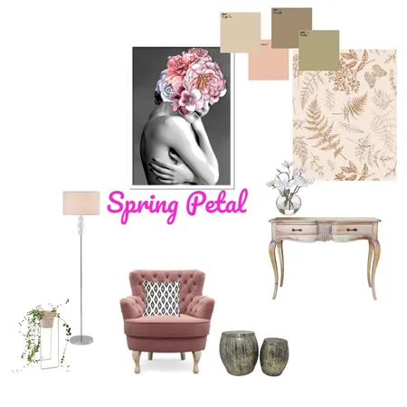 Spring Petal Interior Design Mood Board by Jorine