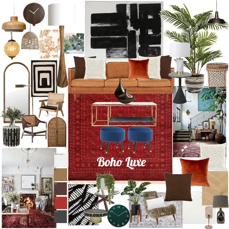 Boho luxe Interior Design Mood Board by Afshan Ali on Style Sourcebook