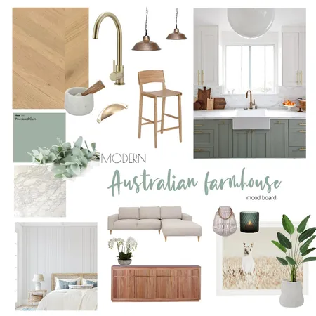 Modern Australian farmhouse Interior Design Mood Board by Hannah Beamer on Style Sourcebook