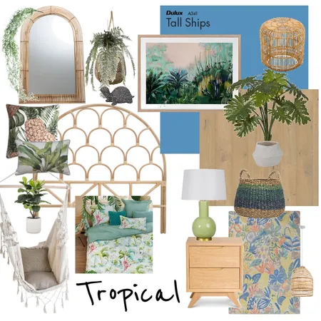Tropical Interior Design Mood Board by LauraWallmeyer on Style Sourcebook