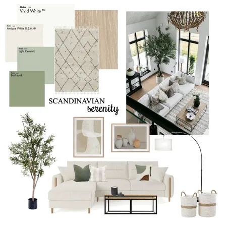Scandinavian serenity Interior Design Mood Board by valeria.cher