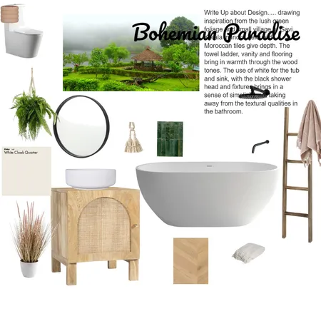 Module 3 Bathroom Interior Design Mood Board by sarica