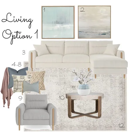 Living room option 1 Interior Design Mood Board by DesignbyFussy on Style Sourcebook