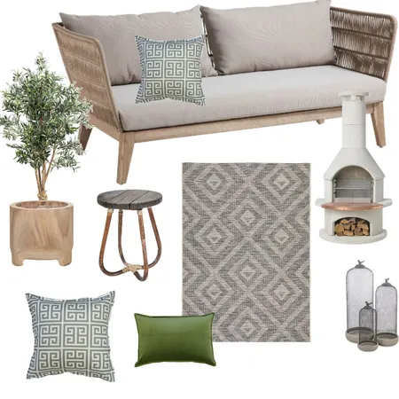 Mediterranean Outdoor Setting Interior Design Mood Board by Fe Style NZ on Style Sourcebook
