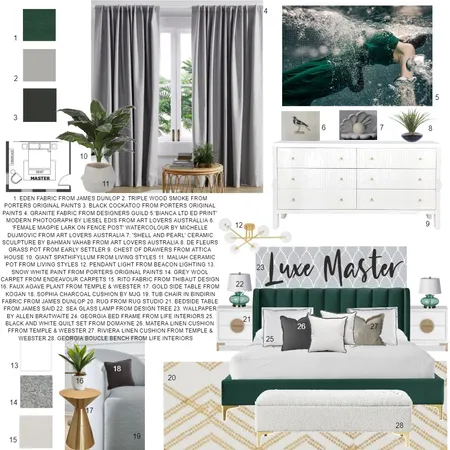 Master Interior Design Mood Board by carwal