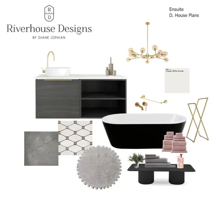 ensuite Interior Design Mood Board by Riverhouse Designs on Style Sourcebook