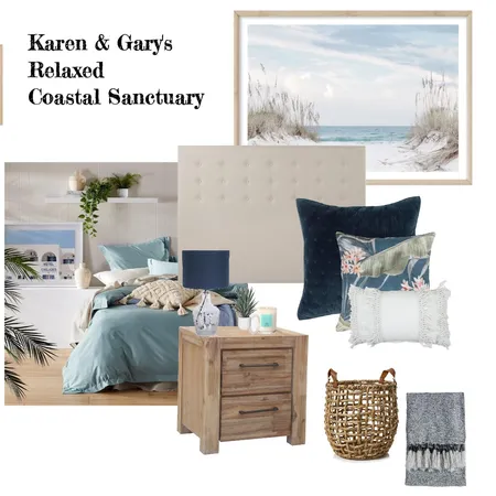 Bedroom Coastal Sanctuary Interior Design Mood Board by BaysInteriors