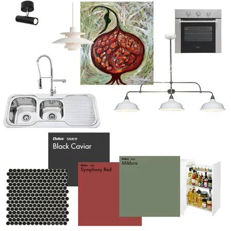Kitchen-dark Interior Design Mood Board by DenFlan on Style Sourcebook