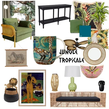 Jungle Tropicale Interior Design Mood Board by Romeosfrankie on Style Sourcebook