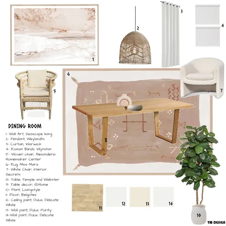 Sample Board DR Interior Design Mood Board by Tyla Mette on Style Sourcebook