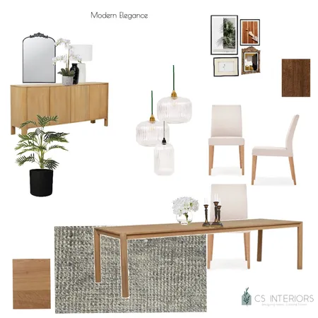 Sue Smyth Dining Room- Modern Elegance Interior Design Mood Board by CSInteriors on Style Sourcebook