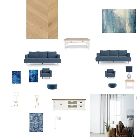 Dunsy blue living room Interior Design Mood Board by KateOJ on Style Sourcebook