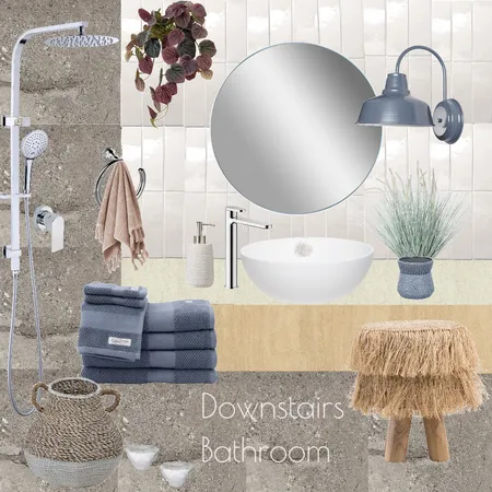 Downstairs Bathroom - Final Interior Design Mood Board by MrsLofty on Style Sourcebook