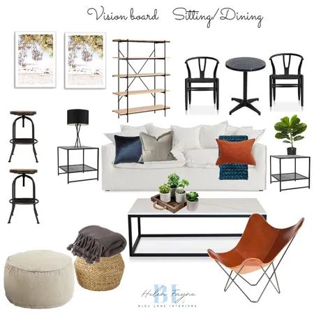 mark Charles apartment sitting\ dining Interior Design Mood Board by HelenFayne on Style Sourcebook