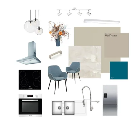 kitchen moodboard ELHAM Interior Design Mood Board by Elham84