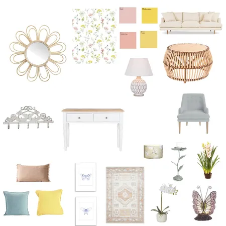 butterfly flower room Interior Design Mood Board by liv.fl.06 on Style Sourcebook