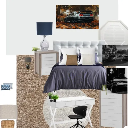 Alexi's bedroom Interior Design Mood Board by Chrisi_za@yahoo.co.uk on Style Sourcebook