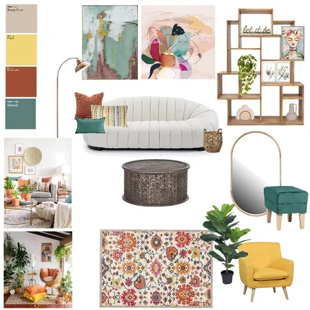 Eclectic living room Interior Design Mood Board by Jessyla on Style Sourcebook