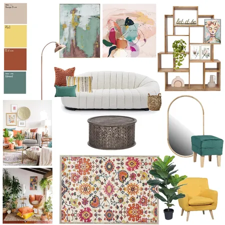 Eclectic living room Interior Design Mood Board by Jessyla