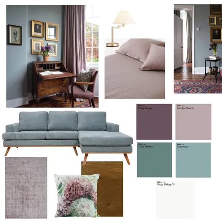 Module 6 colours complementary Interior Design Mood Board by Danielahomedesign on Style Sourcebook