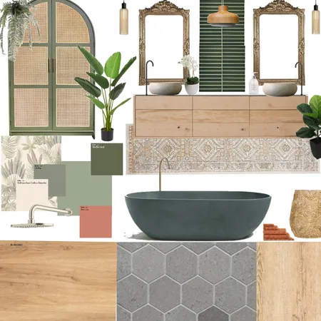 Bohemian Master Interior Design Mood Board by sarabrawley74