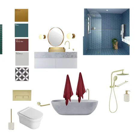 Bathroom Interior Design Mood Board by allison frantz on Style Sourcebook