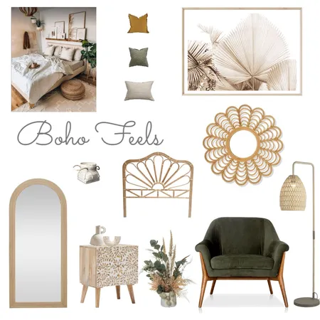 Boho Feels Interior Design Mood Board by Ledonna on Style Sourcebook