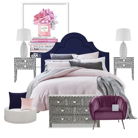 bedroom purple3 Interior Design Mood Board by Geri Ramsay on Style Sourcebook