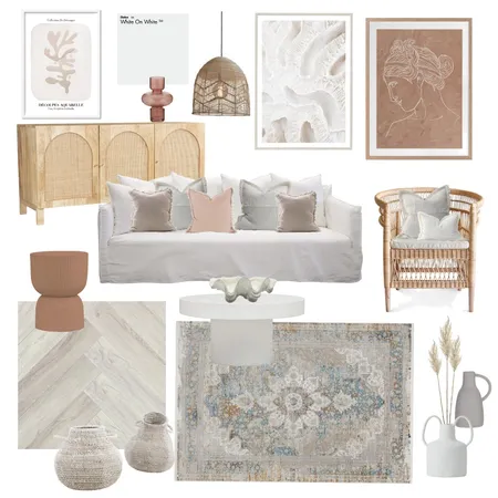 Natural Contemporary Living room Interior Design Mood Board by Georgia Roe on Style Sourcebook
